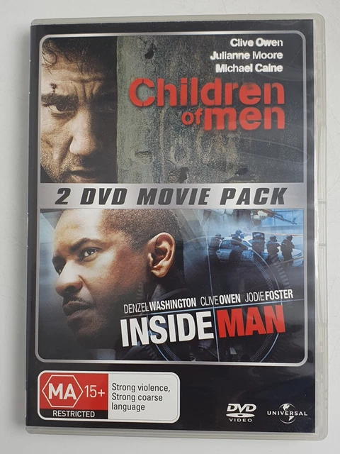 Children of Men / Inside Man (DVD 2006) Action Drama Movie Films Clive Owen - R4