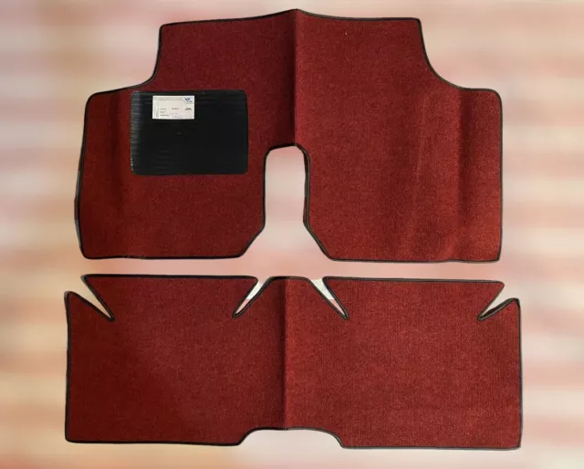 Set Tappetini 2 Pezzi Unificati FIAT 128 SP - COL. ROSSO