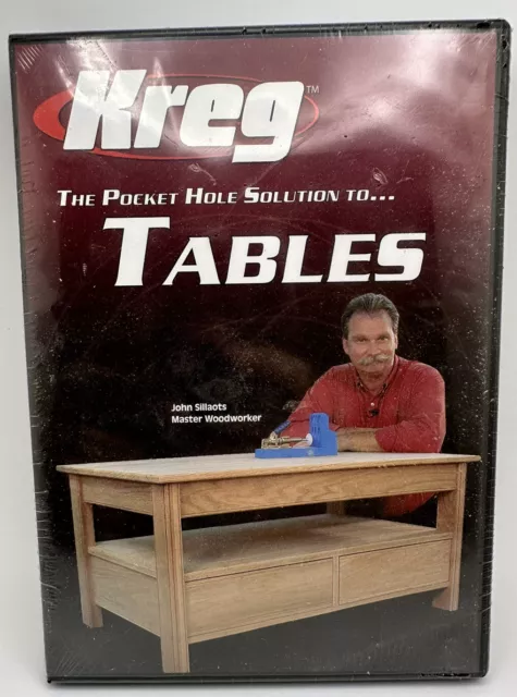 Kreg Tools - The Pocket Hole Solution to Tables DVD - John Sillaots