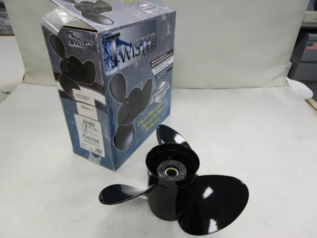 Michigan Wheel Twister Propeller 14" D X 23" P Aluminum Rh 3-Blade Marine Boat Michigan Wheel Twister Propeller 14" D X 23" P Aluminum Rh 3-Blade Marine Boat