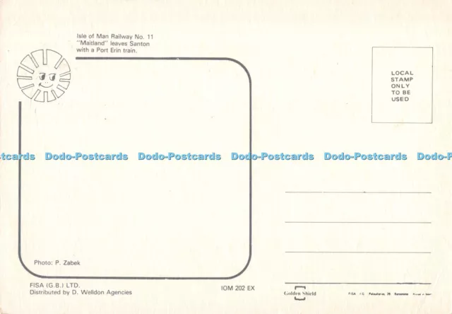 D062363 Isle of Man Railway. No. 11. Maitland Leaves Santon With a Port Erin Tra 2