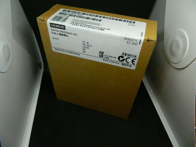 SIEMENS SIMATIC S7-300 6ES7 312-1AE14-0AB0 CPU312 Central Processing Unit
