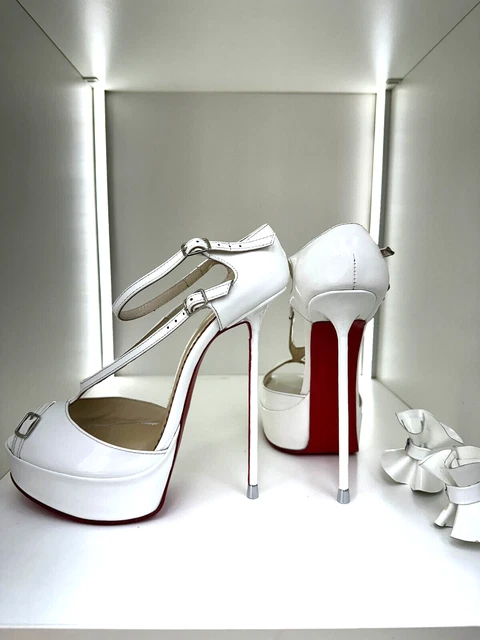 RARE 41 42 Di Marni 17cm Sexy sky high heel Leather White pumps HOT high heels EUR 890 00 PicClick FR