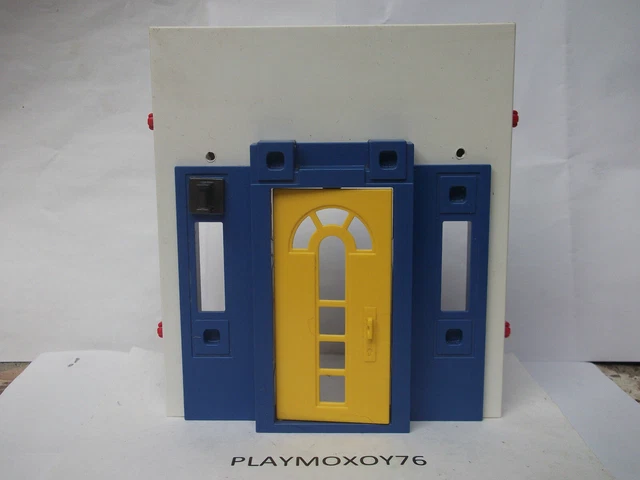 Pièces Playmobil : Mur Extérieur, Porte D’entrée Pour Caserne Fort Ouest – Réf. 3419, 3429, 3773