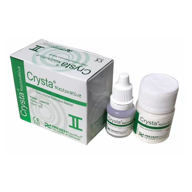 Crysta Strong Teeth Tooth Repair fix Permanent Dental Cement Cavity Filling Kit 2