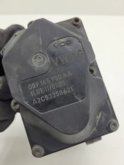 Valvola Acceleratore Audi A4 A6 Diesel 2.7L 3.0L - 4 Poli, Con Guarnizione, Sostituto 4E0145950C