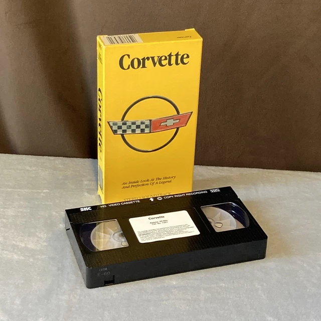 VTG 1987 CORVETTE History Inside Look Promo VHS Video Cassette Tape