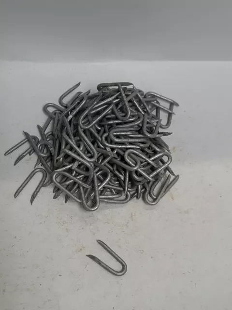 Xing Ying Industrial U-Nails Carbon Steel Q195 Q235 Copper Plated *Lot Of 131