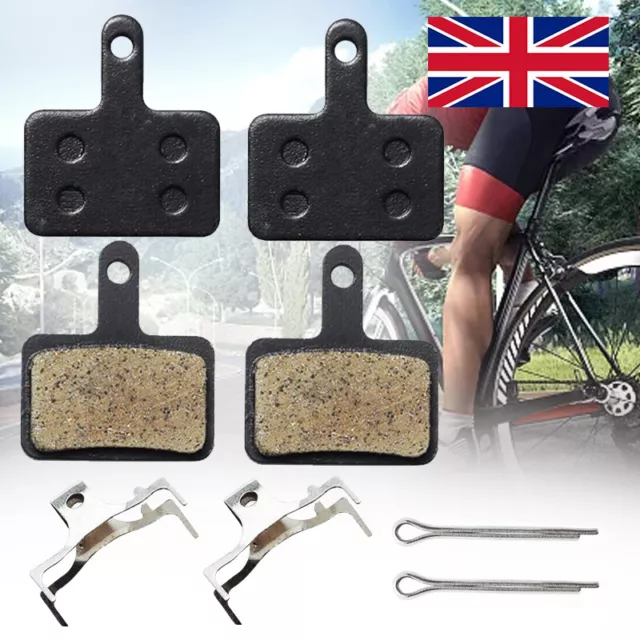 4 Pair Mountain Bikes Disc Break Pads Cycling Bicycle Resin Disc Brake Pads MTB 2