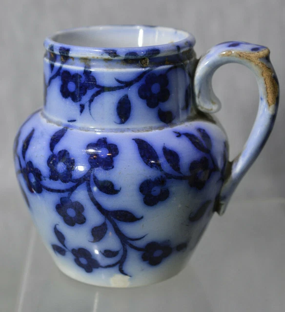 Alter Handbemalter Senftopf Aus Porzellan - Um 1850/1880