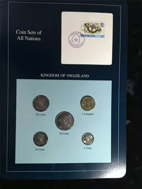 Coin Sets Of All Nations Franklin Mint (Swaziland)