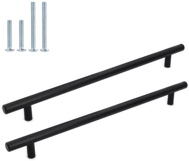 T Bar Kitchen Cupboard Cabinet Handles Square Drawer Bedroom Pulls Pack of 15