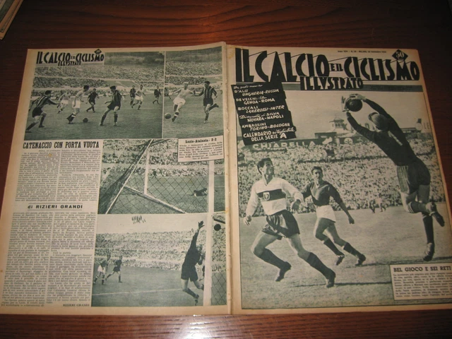 RIVISTA IL CALCIO e Il Ciclismo Illustrato - Numero 9 - Febbraio 1952