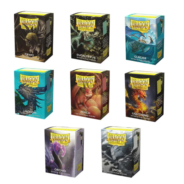 Dragon Shields 100CT Standard Size Deck Protector Duel Matte Sleeves