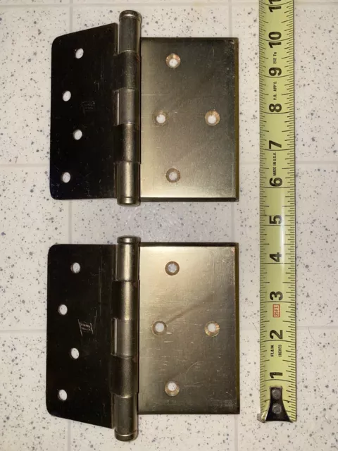 Solid Brass Hinges Door Hinge Window Swing Way Nationa Mfg Co. Stanley Security 2