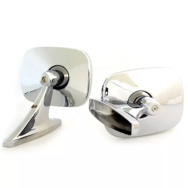 New Chevrolet Caprice Camaro 1965-1978 Chrome Door Mirror Pair 2Pcs Left & Right