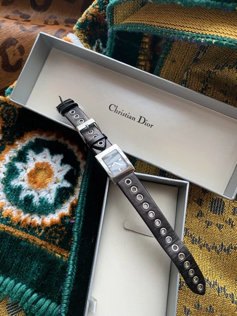 Christian Dior Rare Vintage Malice Leather Watch