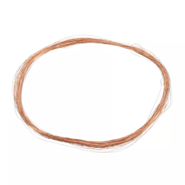 33' Solid Bare Copper Wire 40# 99.9% Pure Copper Wire 0.08mm Soft Beading Wire