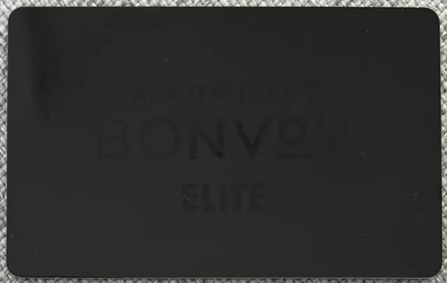 Marriott Bonvoy Elite Hotel Room Plastic Key Card - Collectible