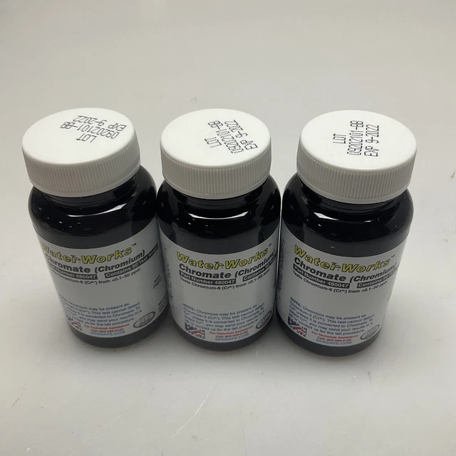 3 Lots Of 50 Industrial Test Systems Test Strips Chromium 480047 *EXPIRED