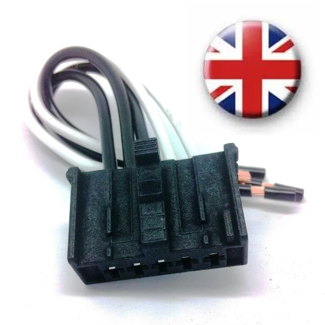 Smart Roadster Fan Speed Switch Connector Loom Repair Kit – Heater Blower, 6 Pin Female-623729