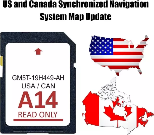 Newest Ford Escape Flex Fusion Taurus Navigation sd card Map A14 SYNC Update