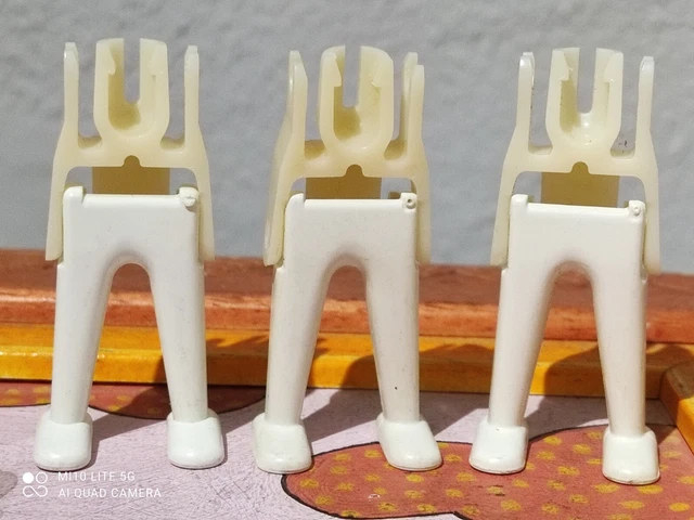 Lot De Pièces PLAYMOBIL - Jambes Bleues Et Mains Articulées - Pour Figurines Pirates, Western, Médiéval - Pièces D'occasion