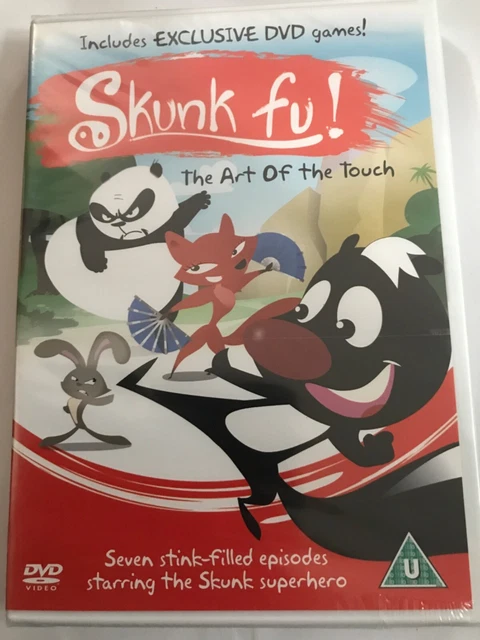 SKUNK FU THE Art Of Touch Dvd New Sealed Kids 7 Episodes £9.99