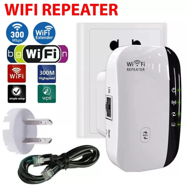 Best WiFi Range Extender Signal Super Booster Wireless Repeater 300Mbp Amplifier