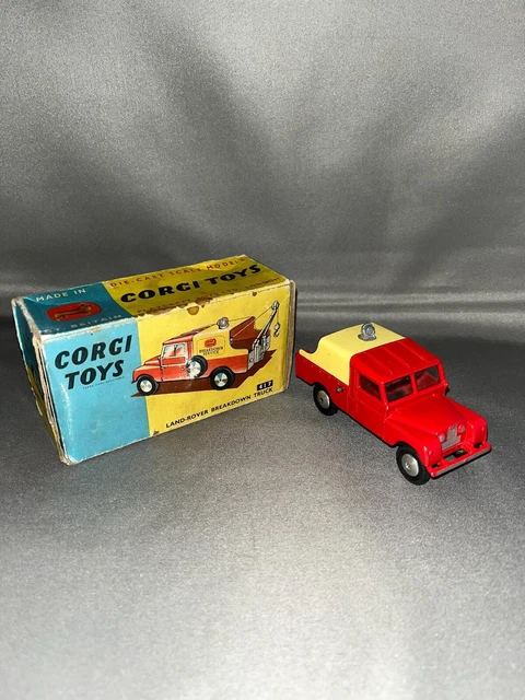 VINTAGE CORGI 477 Land-Rover Box for Breakdown Truck. + The Model ...