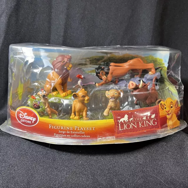 THE LION KING Figurine Playset Disney Store Collection 6pc Set Simba ...