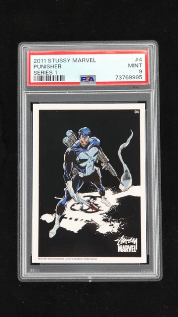 2011 Stussy Marvel Series 1 #4 Punisher PSA 9