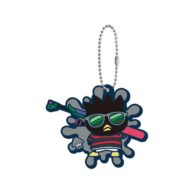 Splatoon 2 X Sanrio Characters Special Mascot Rubber Pendant: Badtz-Maru