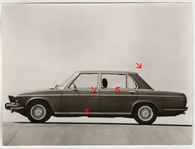 24x18cm Orig altes Archiv Foto 1974 BMW 3,3L Limousine Typ E3 photo