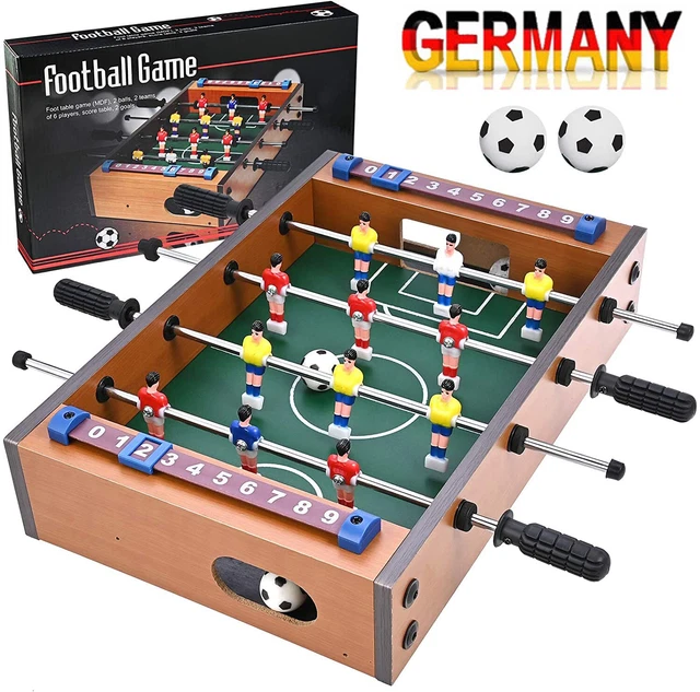 BuntWunder Tischkicker Brettspiel - Mini Tischfußball Für Kinder & Erwachsene 55cm