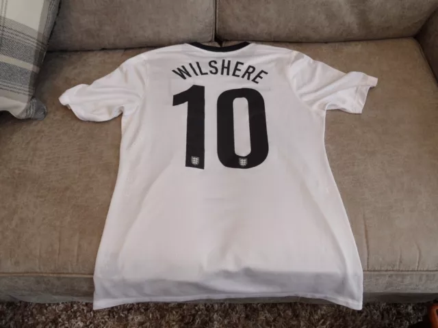 Rare Nike England Player Issue Home Shirt 2013 - 150 Yrs - #10 Wilshere - Large