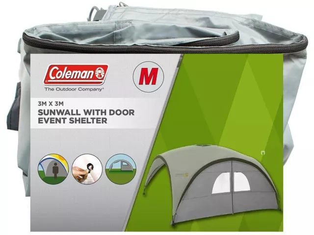 Coleman Gazebo Event Shelter Pro M Side Wall Con Entrata 2000038908