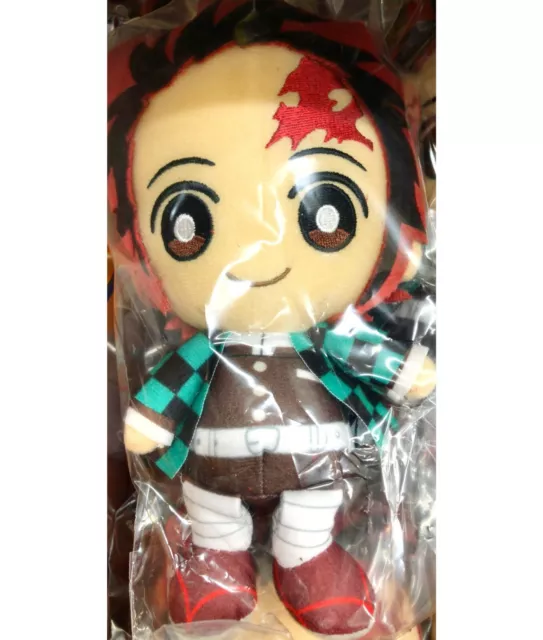 Demon slayer Tanjiro Kamado Chibi Small Stuffed toy Plush Doll Christmas Gift