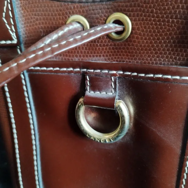 Rare Sac à Main LANCEL + Porte Monnaie Maroquinerie De Luxe.Collection Vintage👜 3