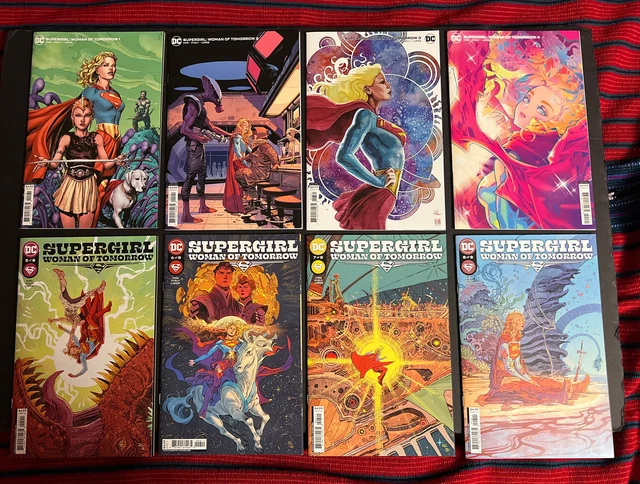 DC SUPERGIRL WOMAN OF TOMORROW 1-8 (Cover B VARIANTS Frank Weeks Mack Momoko) NM