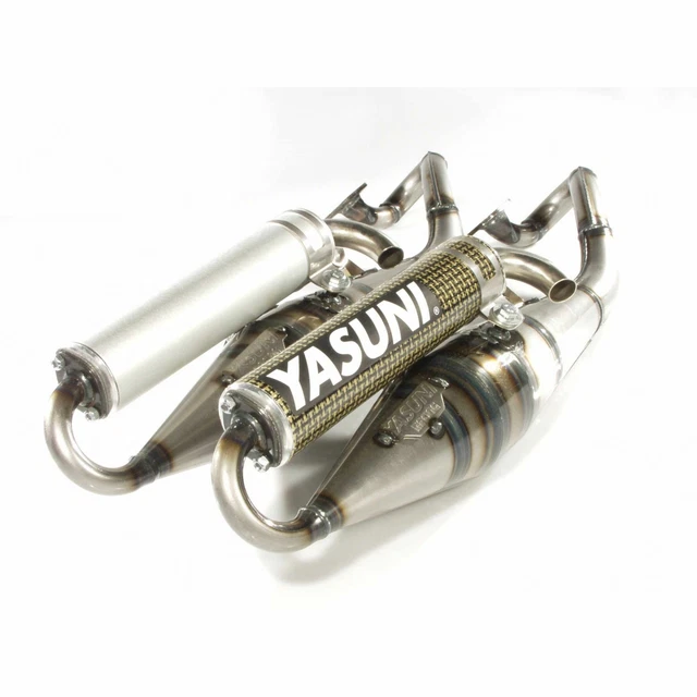 YASUNI Marmitta Collettore Scarico COMPLETO per MBK Forte 50