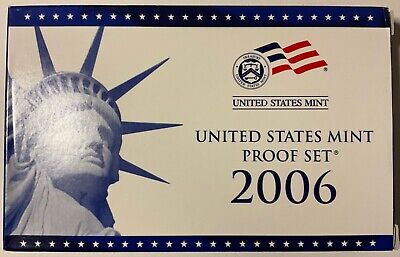 2006 S États Unis Mint 10 Pièce de Monnaie Preuve Kit En Original Boîte Avec COA