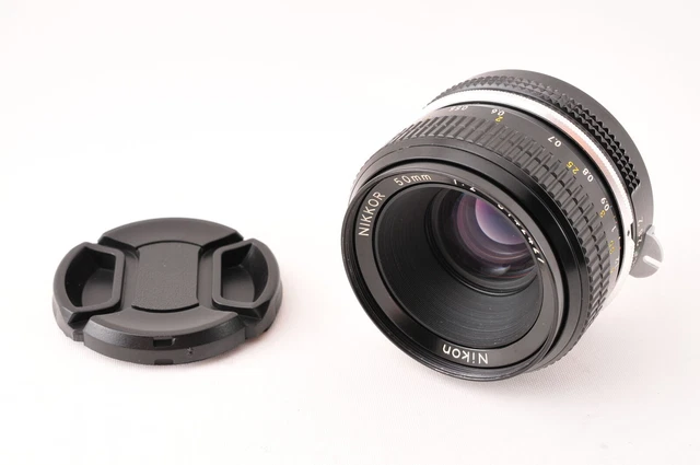 [MINT]  Nikon Nikkor 50mm f/2  Non Ai MF Lens  from Japan