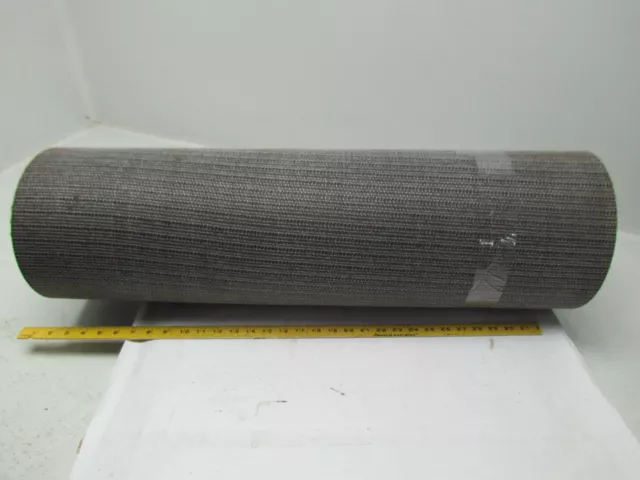 1 Ply Black Interwoven Polyester Brushed Conveyor Belt 10Ft X 32-1/4"