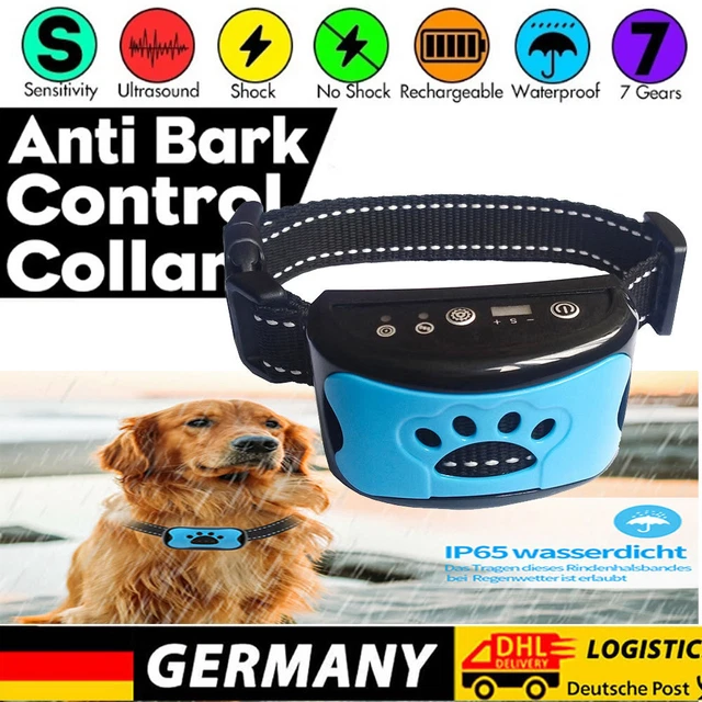 Collar anti campana perros collar educativo LED bola sonido vibración entrenador remoto