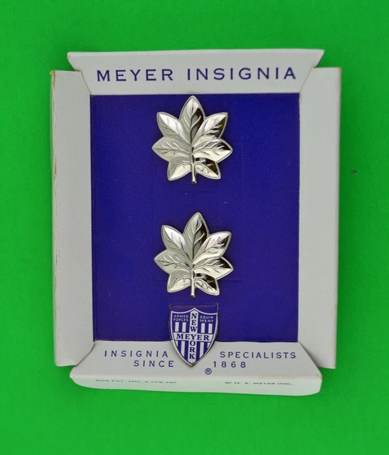 VINTAGE US LT Col Lieutenant Colonel Metal Rank Pin Insignia Meyer ...