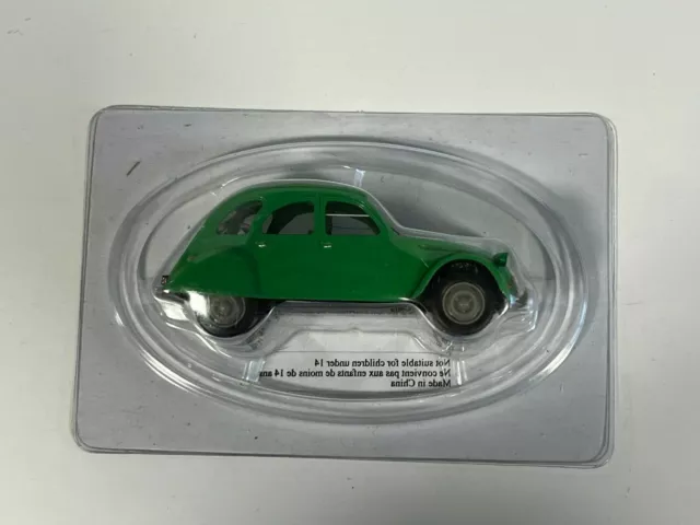 HACHETTE PRESSE NOREV Citroën 2CV 6 Vert 1/43 Voiture Miniature