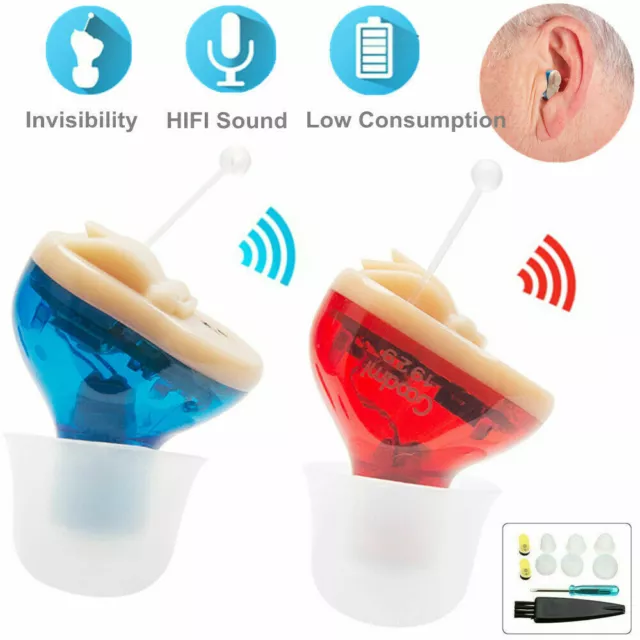Mini in Ear Hearing Aid Invisible Digital CIC Sound Voice Amplifier Ear Aids