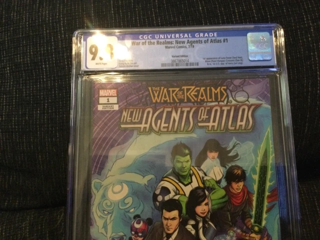 War of the Realms New Agents of Atlas #1 CGC 9.8 1:50 Zircher Variant