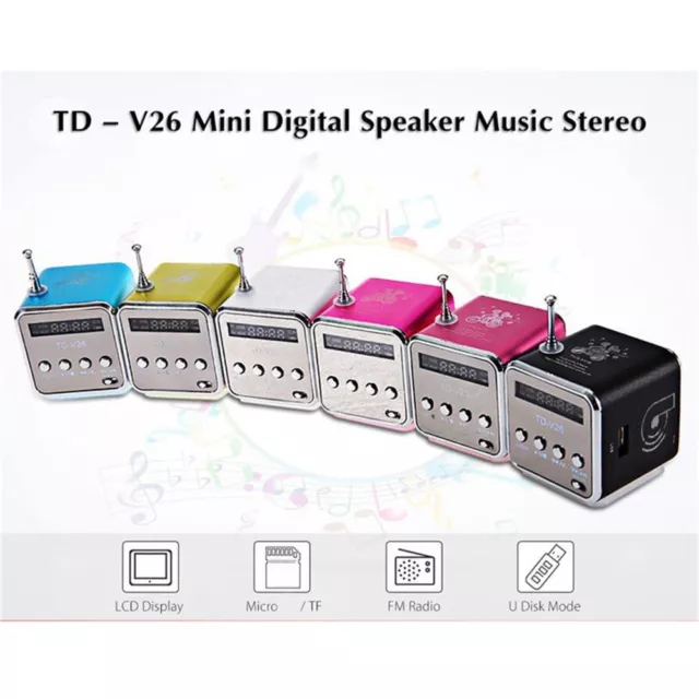 Mini FM Radio Bluetooth-Lautsprecher MP3-Player Retro-Lautsprecher Autoradio